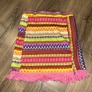 SHEIN Multicolor Patterned Skirt